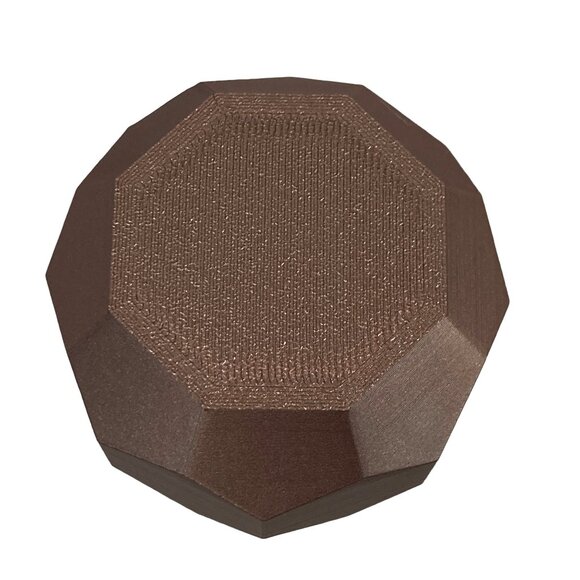 Small Hexagon LED Tealight Candle Holder w/Tealight LED Candle Multi-Color - Picture 4 of 11